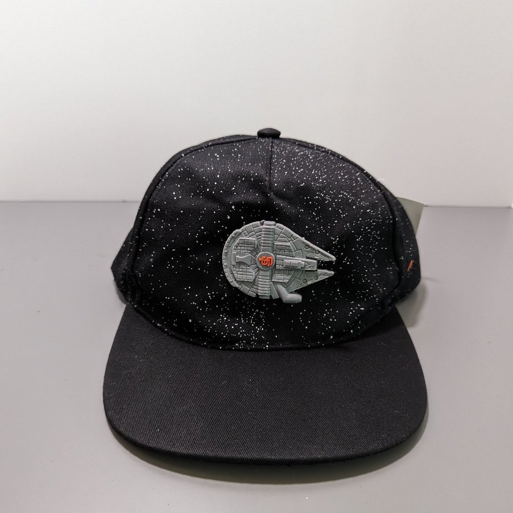 Star Wars MLB San Francisco Giants Smartwater Snapback Cap Hat Millennium Falcon
